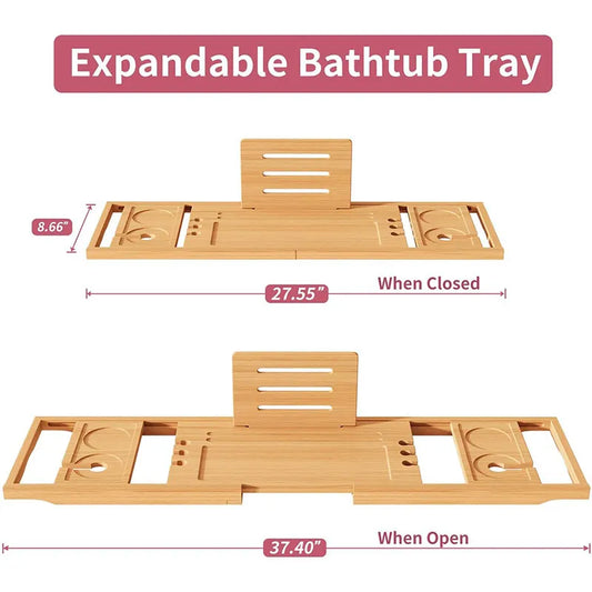 Assembly of the adjustable anti-slip bathroom bathtub shelf