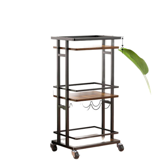 Multilayer Movable Wine Storage Rack